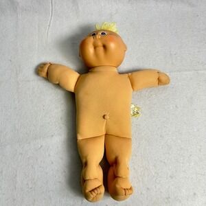 Vintage 80s Cabbage Patch Kids Doll Coleco Blonde Blue Eyes Xavier Roberts 1982